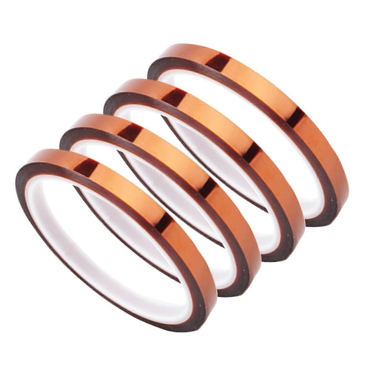 Polyimide Tape 4 Rolls  Temperature Masking for Soldering and PCB