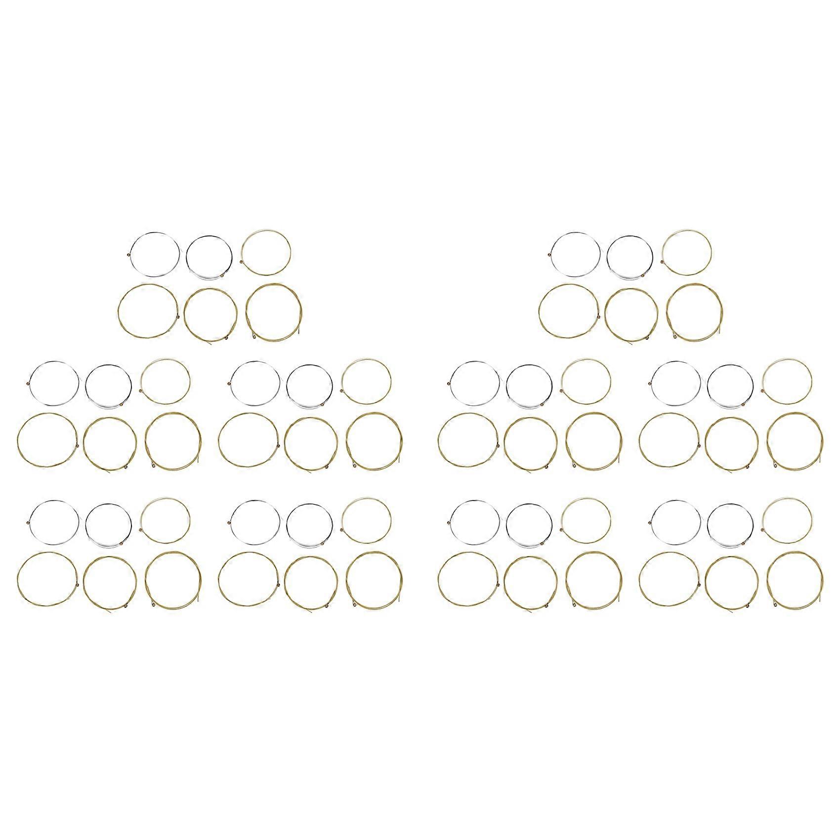 Set 60 Metal Strings for Acoustic Guitar 1 Meter 1M 