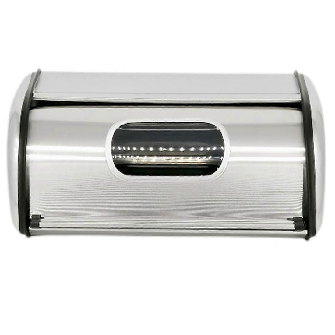 Bread Bin Bread Box Bread Holder Storage Container with Small Window for Kitchen Countertop Iron Bread Bin Bread Storage