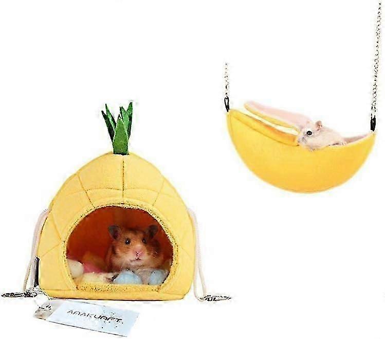 2-Piece Hamster Bedding & Chinchilla Cage Hammock
