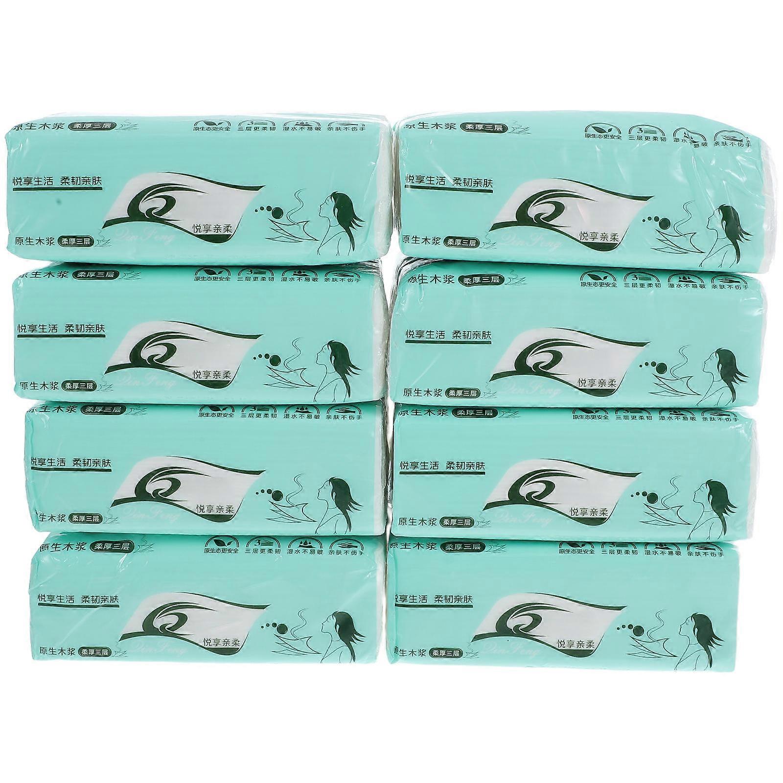 Bath Tissue Toilet Paper Bulk Absorbing Use 8Pcs
