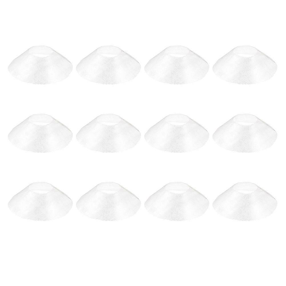 Range Hood Filter White Iron Alloy for Kitchen Ventilator 12Pcs Set
