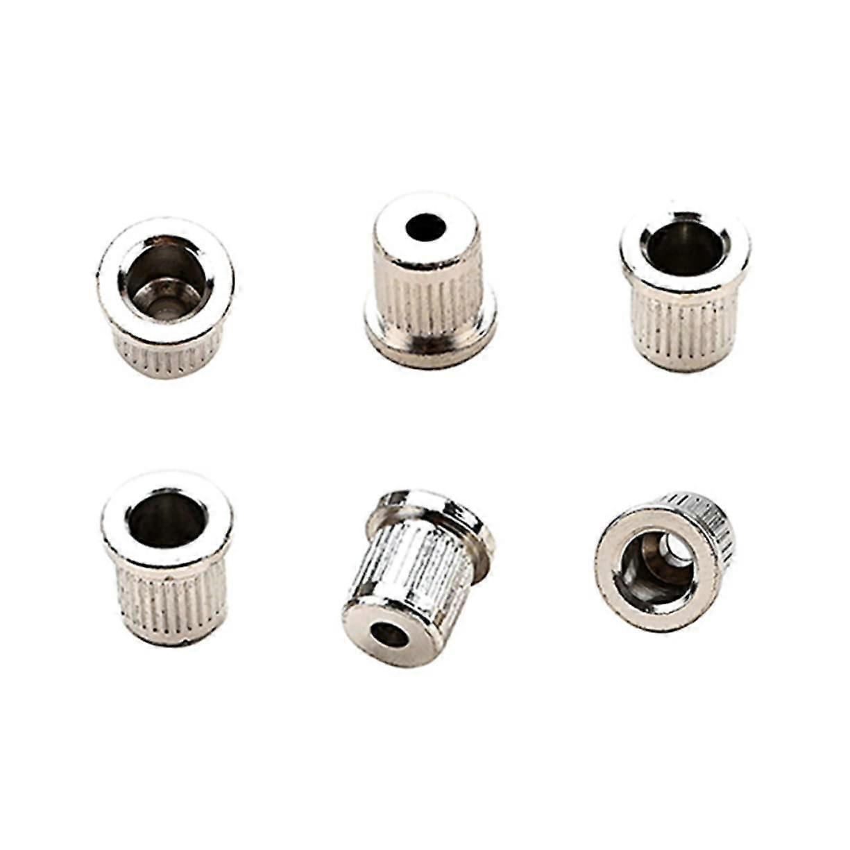 6pcs Guitar String Ferrules Set for Electric Guitar, Secure Anchoring, Easy DIY Installation