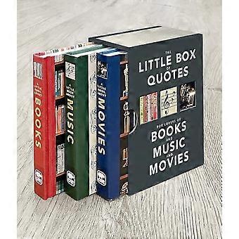 Die kleine Kiste mit Zitaten: für Liebhaber von Büchern, Musik und Filmen