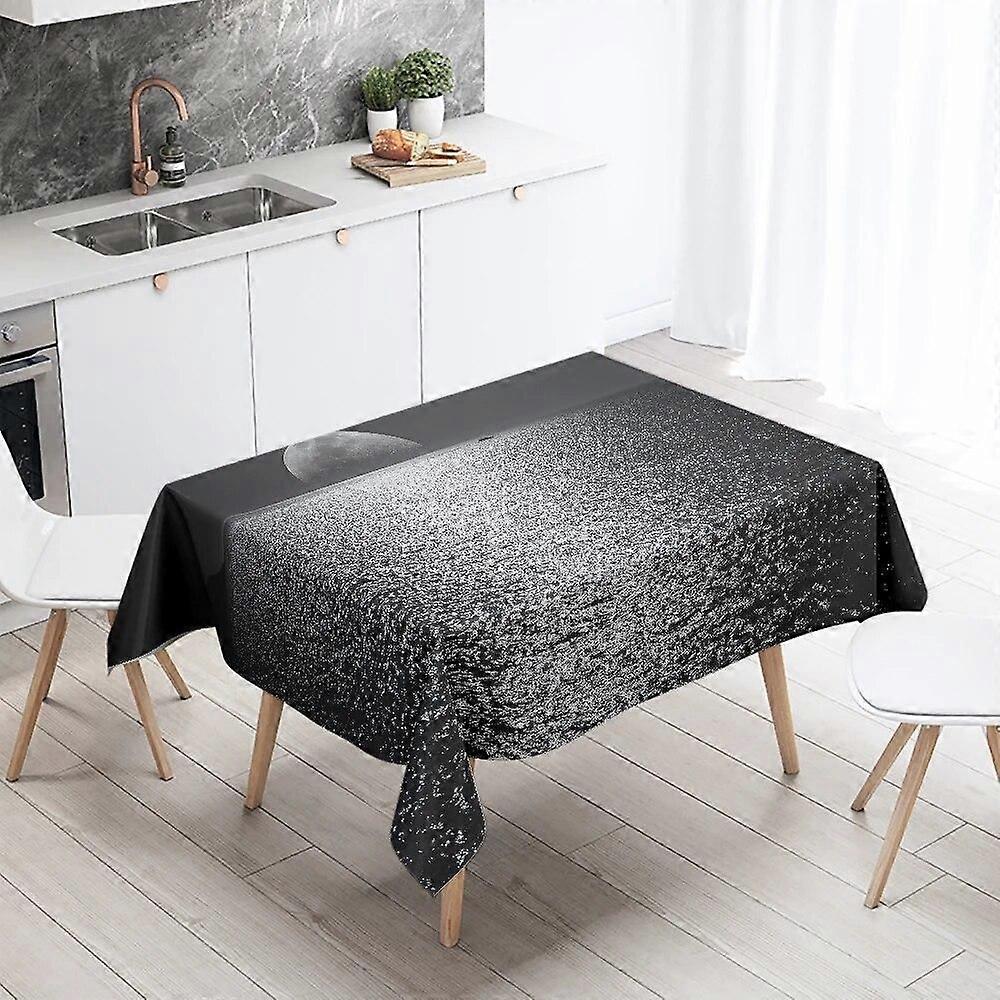 Tablecloth Style 1470 Anti-Stain Waterproof Rectangular Kitchen Dining Table Home Decoration