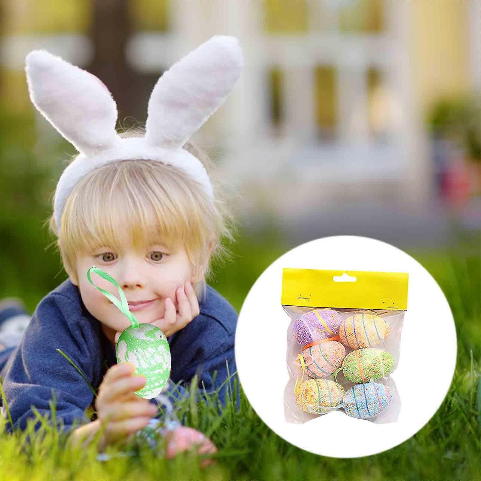 Easter Bunny 4x6cm Easter Decorative Eggs Easter Gift Easter Decorations for The Home