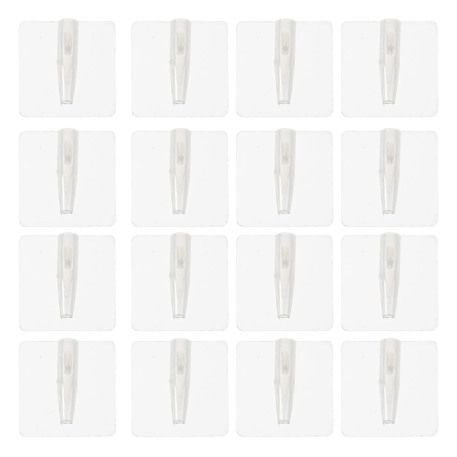 Fixed Adhesive Stickers Plastic for DIY Packaging Materials 50Pcs Transparent