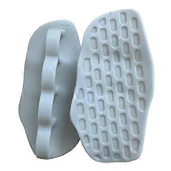 1 Pair 4-Holes Anti-Slip Silicone Workout Grips - Palm Protection
