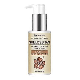 Crema autobronceadora sin sol, autobronceador, espuma bronceadora sin sol, aroma tropical hidratante para un bronceado claro a medio oscuro.