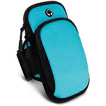 Running Armband for Samsung Galaxy S25 Ultra with StayinPlace Design and Breathable TwoCompartment Storage