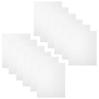 15 Pcs 3D Stencils with Pen Accessories Stereo Stencils Printing Stencils PVC Stencils Transparent Stencils for School Kids (White)