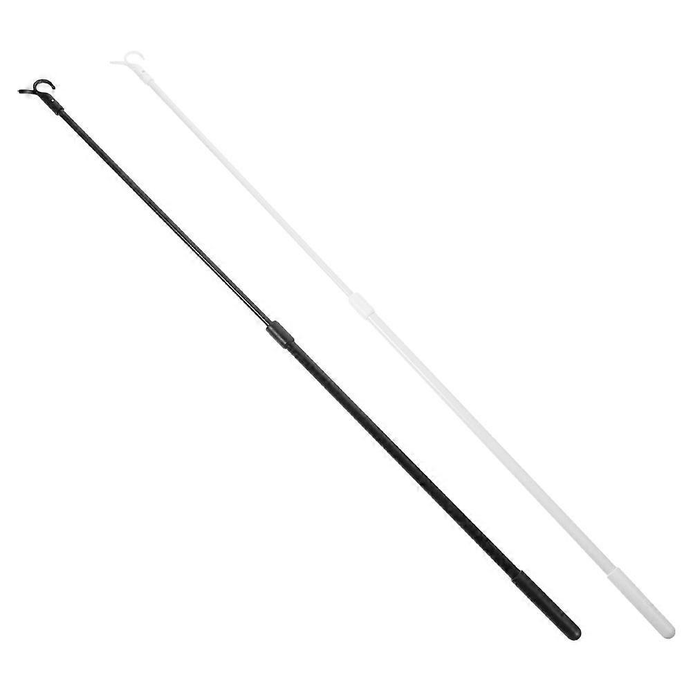 2pcs Blinds Shads Push Pull Rod Adjustable Tension Rod Cordless Window Pull Rod