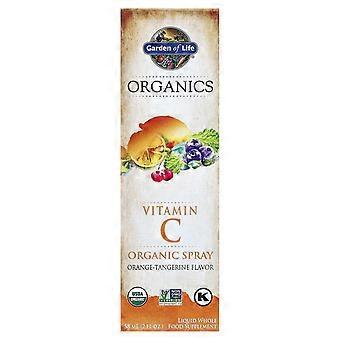 Jardim da Vida, MyKind Organics, Vitamina C Organic Spray, Laranja-Tangerina, 2 fl oz (58 ml)