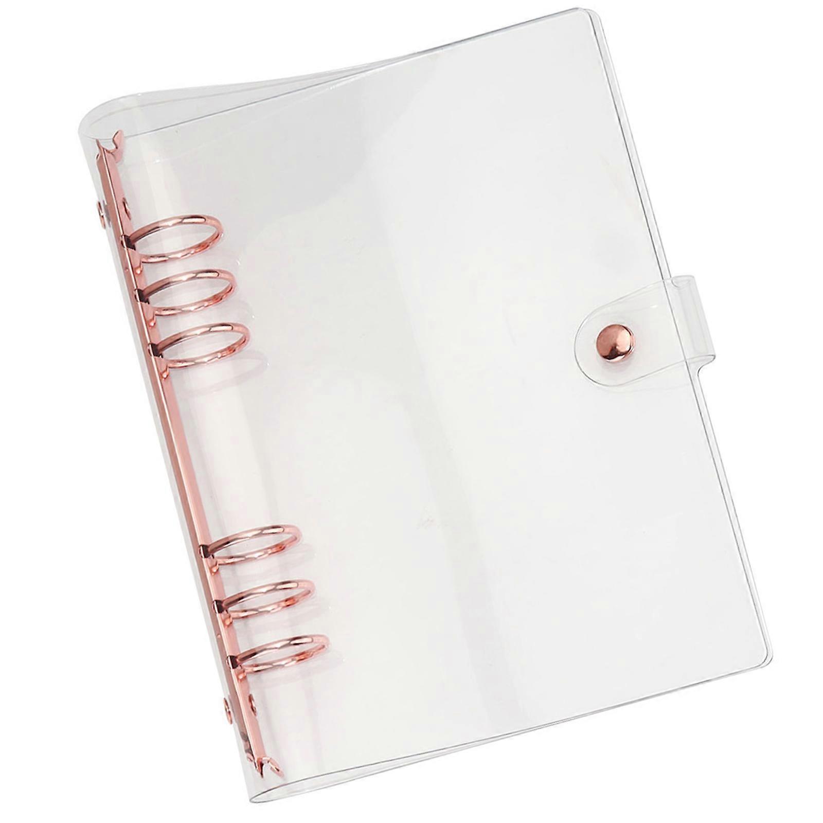 Couverture de bloc-notes portable rose doré pour une protection optimale