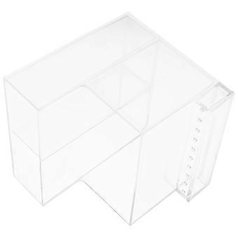 Nail Grinding Box Manicure Polisher Rack for Storage 1Pcs Transparent