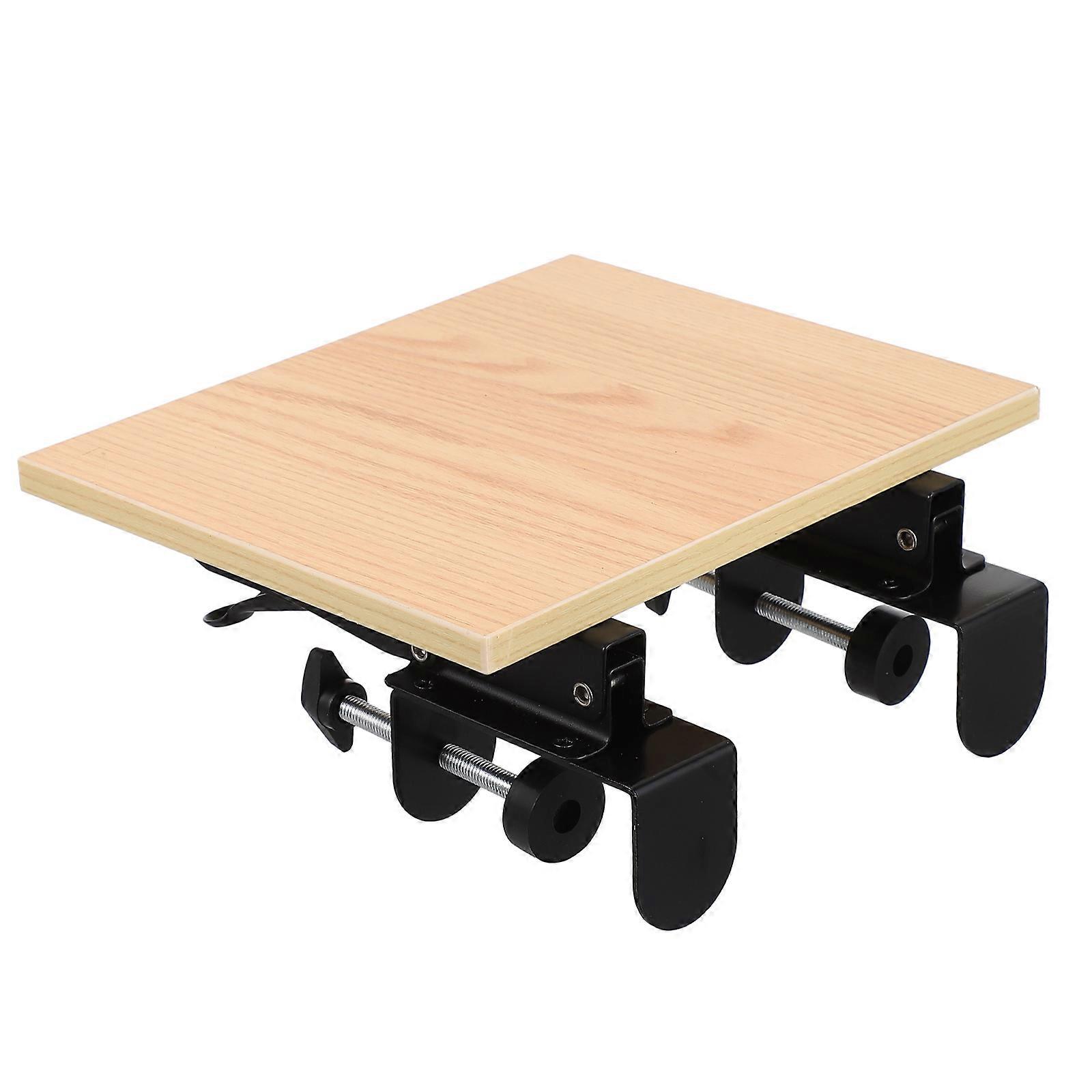 Light Brown Computer Hand Bracket Providing Arm Support Frame with Foldable Design