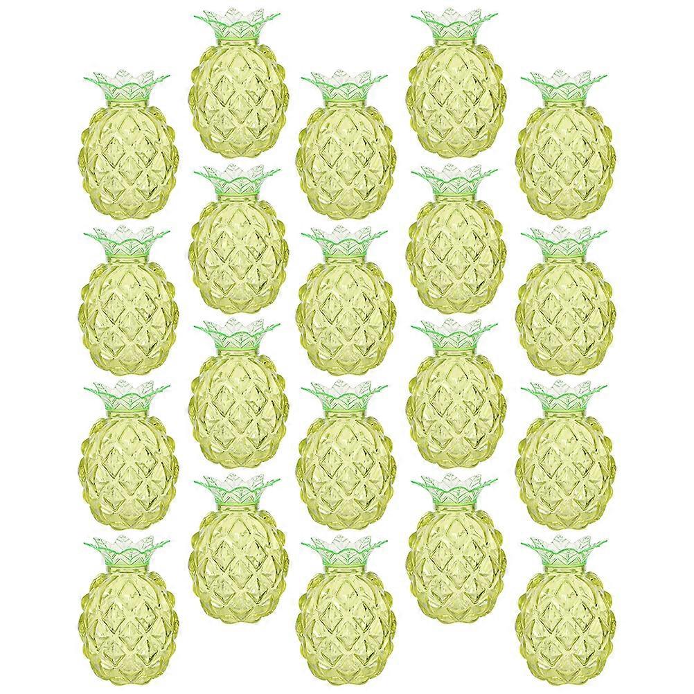 Pineapple Candy Boxes Creative Storage Containers for Hawaii Party 20Pcs Set