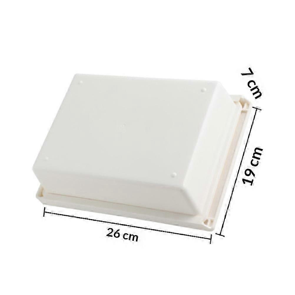 Hidden Storage Box | White Plastic | For Office Storage