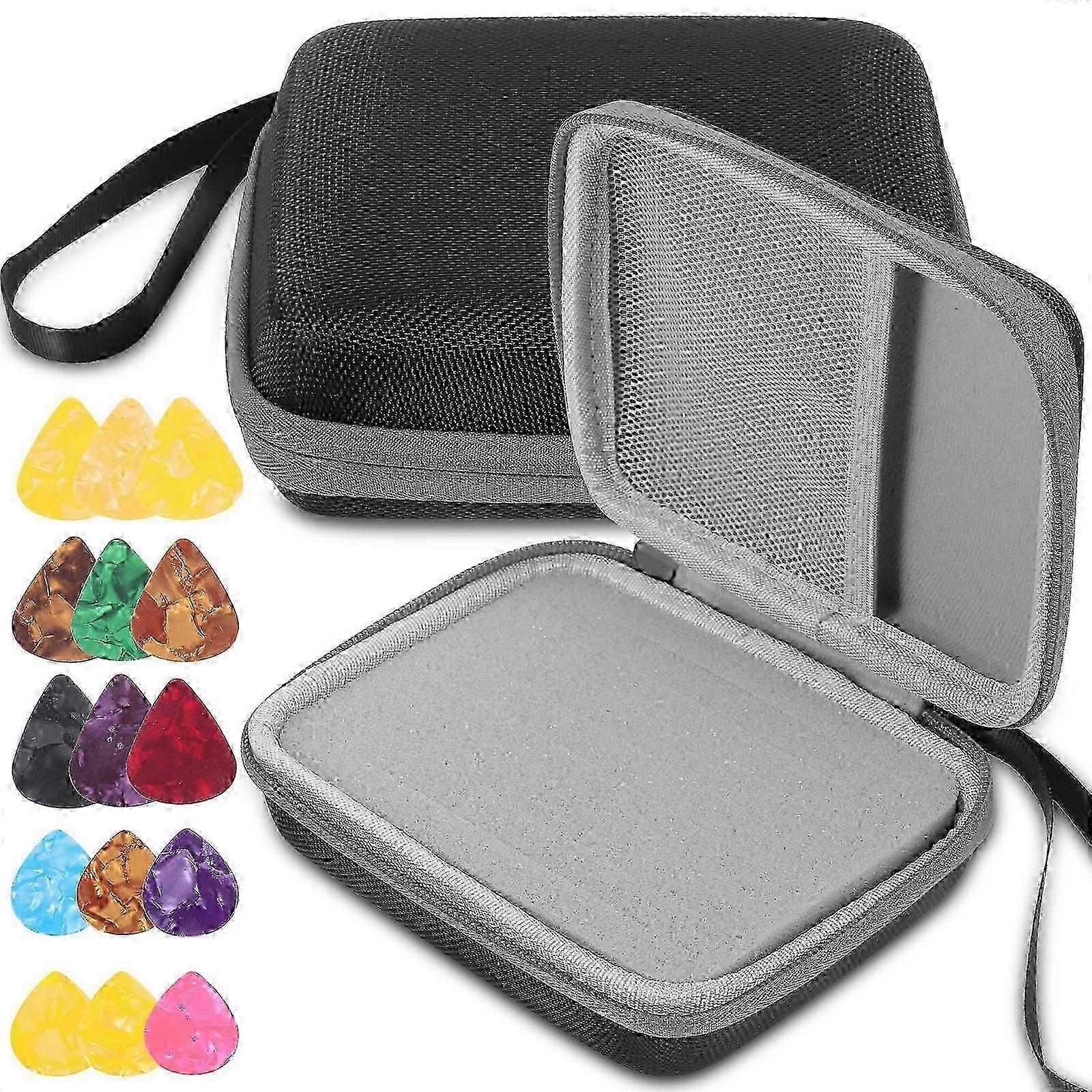 Guitar Picks with Storage Case for Storage Use Including 2Sets in Durable Case