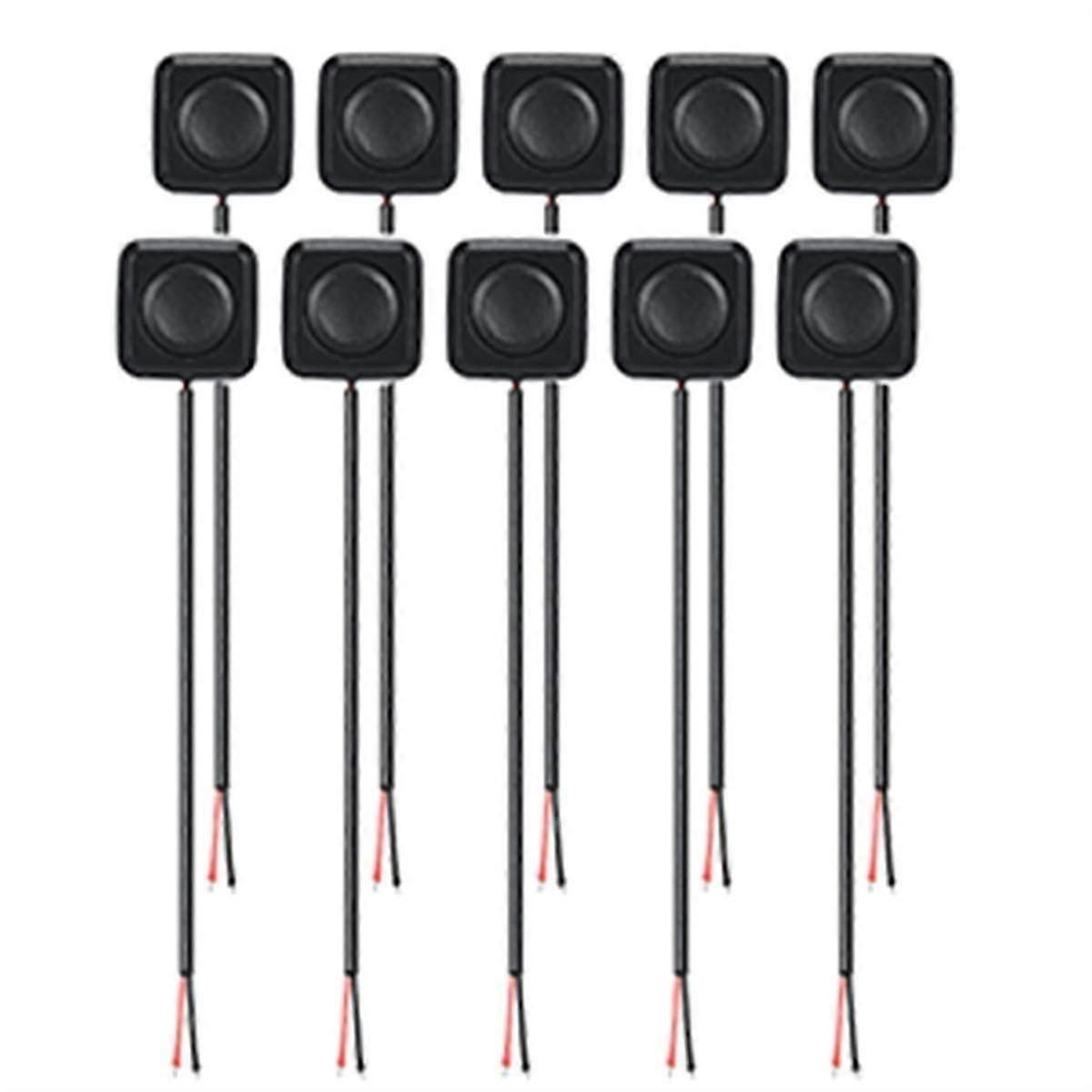 10pcs Mini Momentary Push Button ON/Off Switch, Surface Mount, Easy Installation