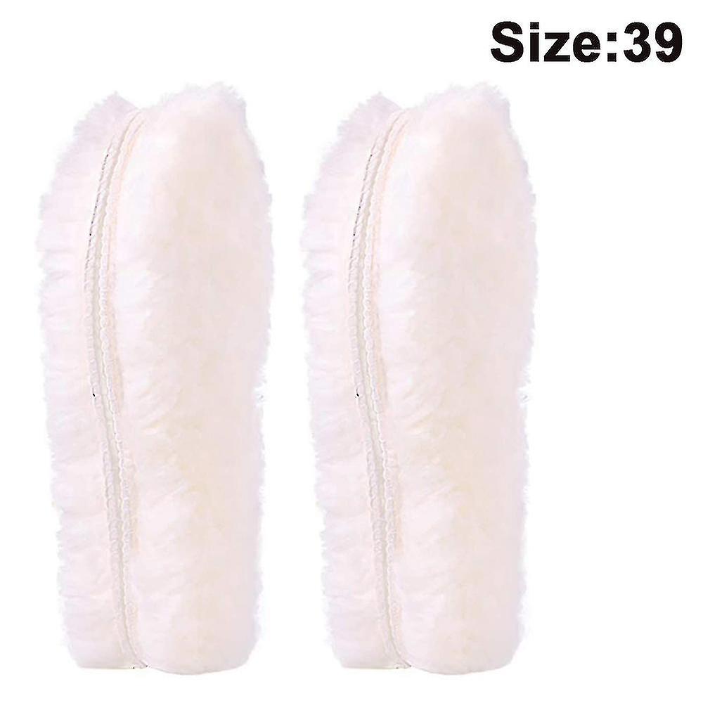 Sheepskin Insole-bootswarm Thick Fluffy Lambswool Insertssnowboots