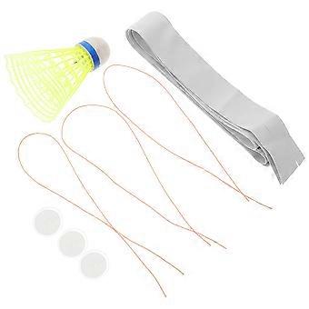 Badminton Training Kit Badminton Trainer Draagbare singleplayer Verstelbare Badminton Rebound Trainer met elastische koorden en haken