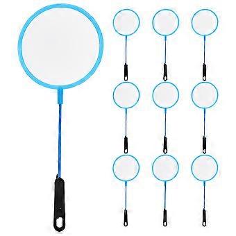 10PCS Kids Fishing Nets Small Fish Tank Net Fine Mesh Net Fish Tank Skimmer Net Plastic Fishing Nets for Kids Outdoor Playing