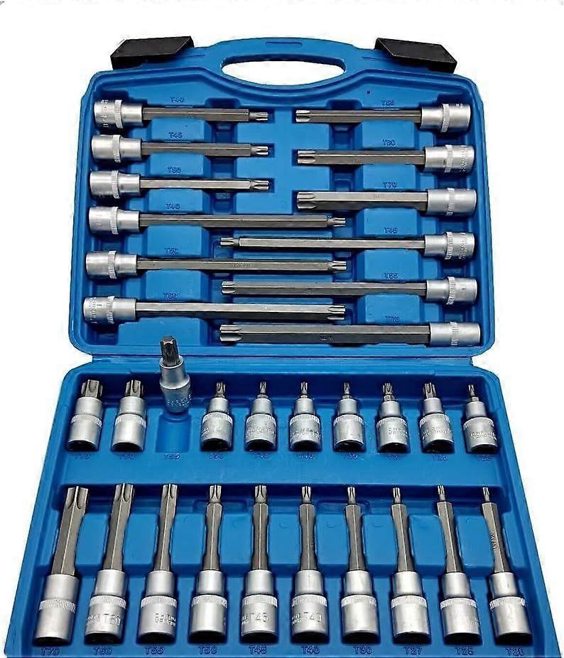 good 32pcs Inner Hex Screw Socket Set, 12 Corner Prune Pressing Batch Socket Head