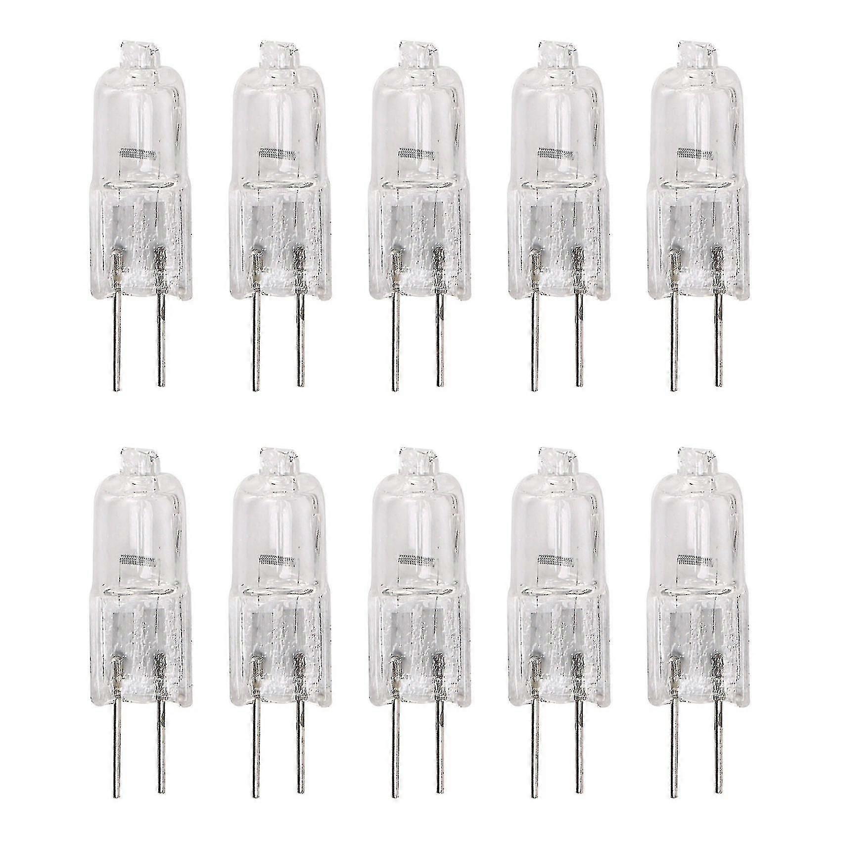 10 x G4 halogenlamper 10w varm hvit