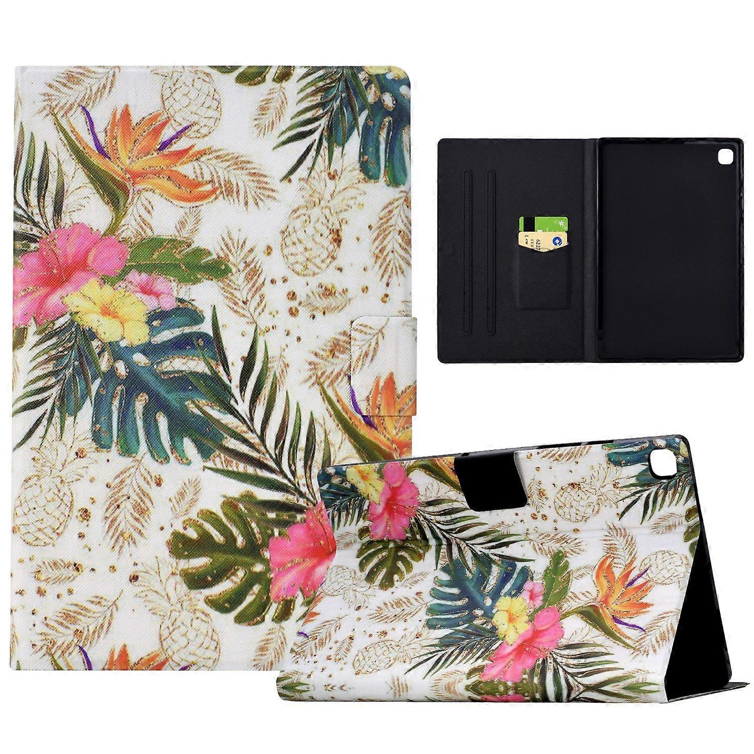 For Samsung Galaxy Tab S6 Lite 2020 / 2022 / 2024 Faux Leather Tablet Bag Cover Case Design 5