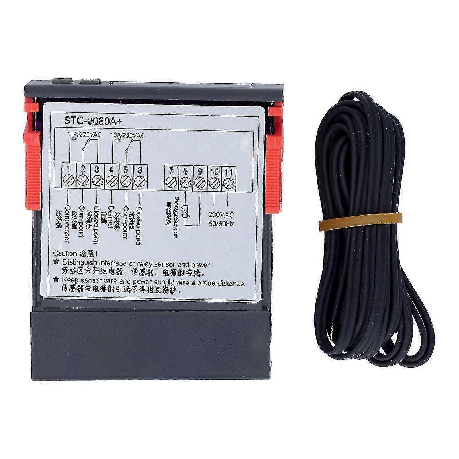 BERM Microcomputer Temperature Controller Intelligent Digital Thermostat for Freezer 220VAC