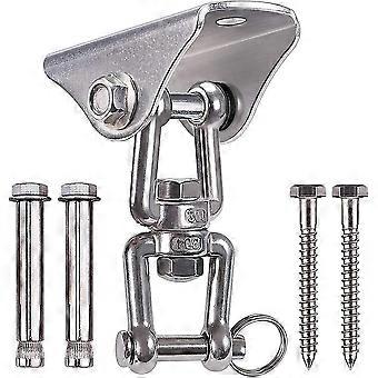 450kg capacity heavy duty swing hangers with sus304 stainless steel 360 rotate,4 screw for concrete [XR]