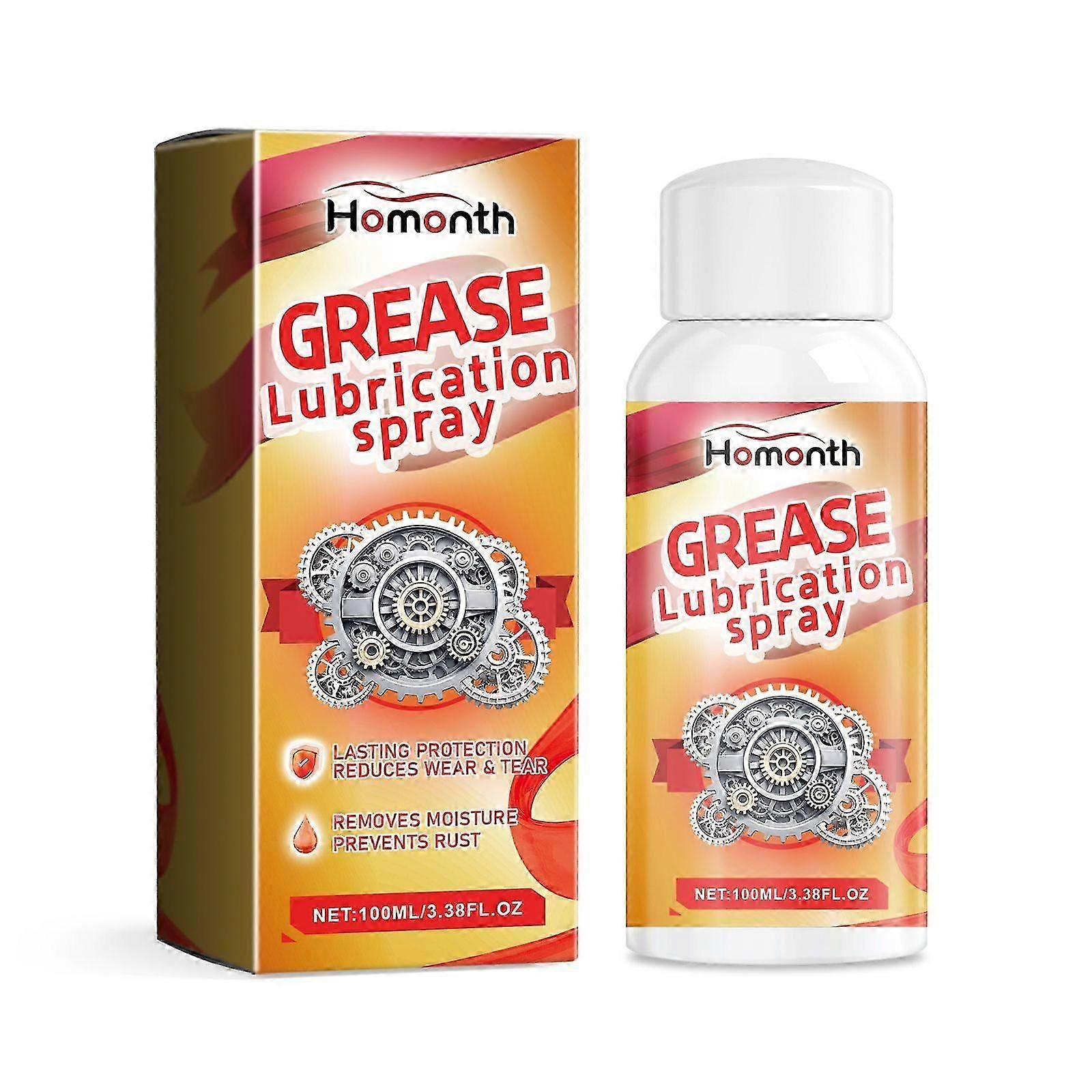 Multi-Functional Grease Lubrication Spray - Antirust for Gears, Hinges & Locks - 100ml