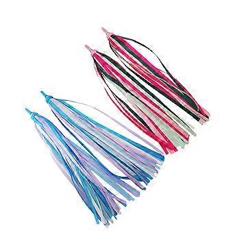 Bike Handlebar Tassels Kids Bike Handlebar Streamers for Decoration 2Pcs Ribbons