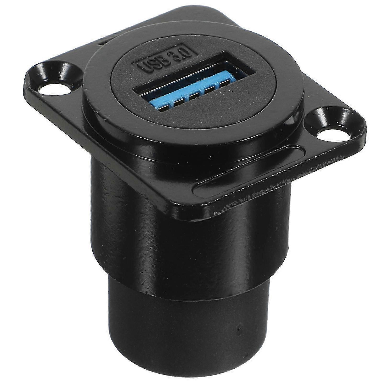 USB Bulkhead Connector USB 3.0 Panel Mount Coupler USB Flush Mount Adapter XI