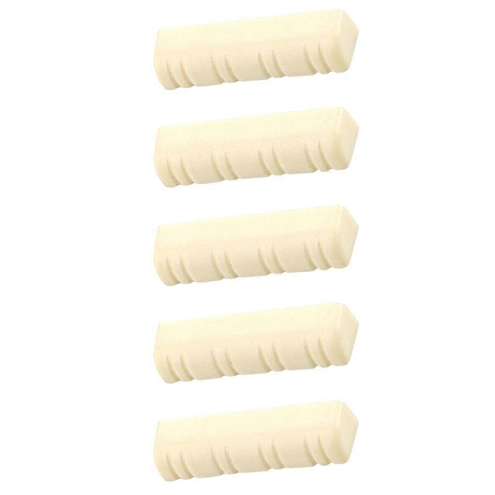 5pcs Mandolin Slotted Nuts Plastic String Nut 8 String Mandolin Instrument Parts