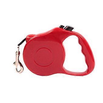 Dog Walking Leads for Pets 3Pcs 3 Meters Retractable Red Leash