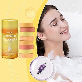 Oceaura Citrus Aromatherapy Shower Sheet Gently Cleanses The Skin, Nourishes And Moisturizes It, Providing A Comfortable Bathing Experience