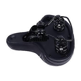 Bicycle Saddle Soft Shock Absorption Adjustable Universal Comfortable Bike Seat Cushion for Women Men Spring Red