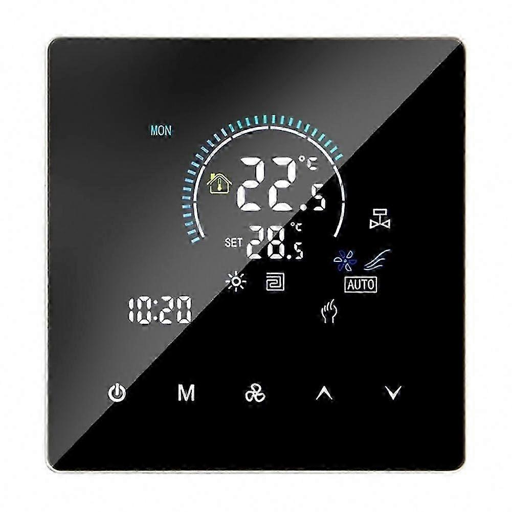 Smart Thermostat Programmable Heating Cooling Temperature Controller with Remote Control, Designed for Home, Office, and Floor Heating