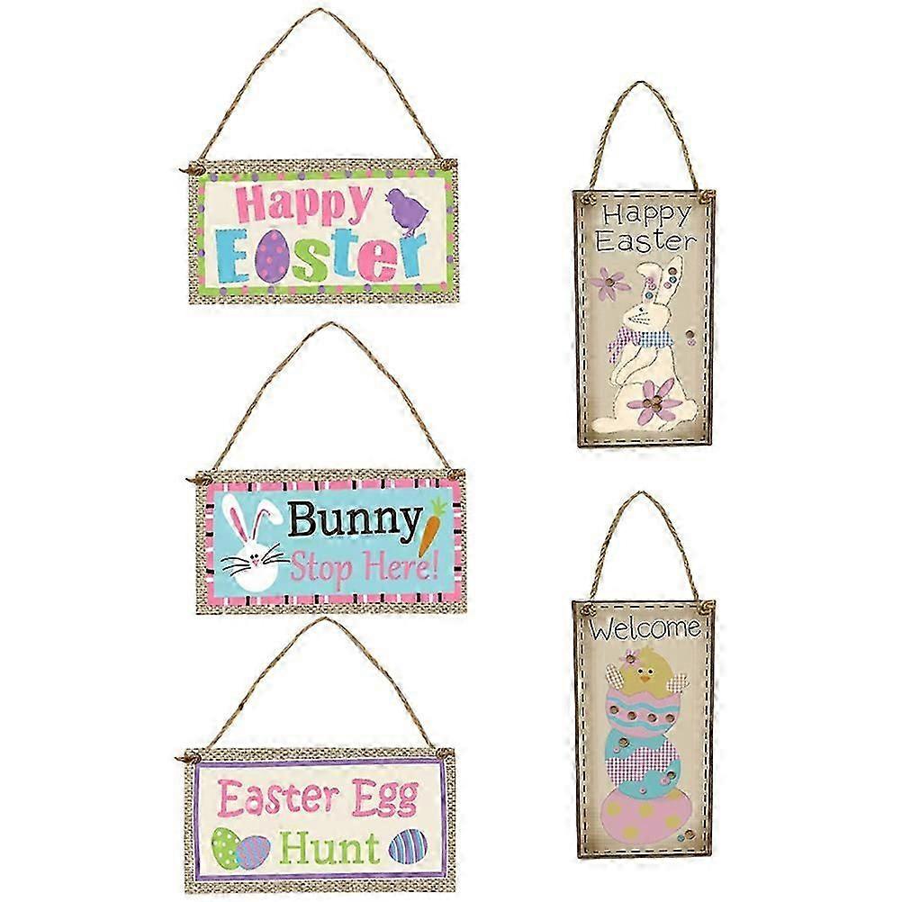5 Pack Classic Easter Background Decoration 10X20cm Assorted Color Room Decor