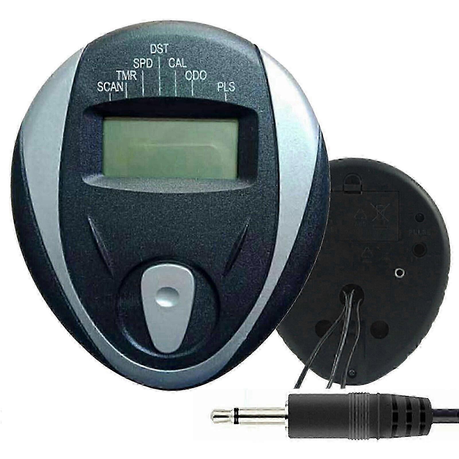 Indoor bike speedometer replacement with large LCD screen display