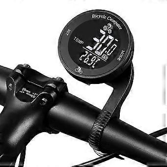 Wireless Ride Tracking Bike Computer with Waterproof LCD Screen, Cycling Speedometer, and Mountain Bicycle Odometer