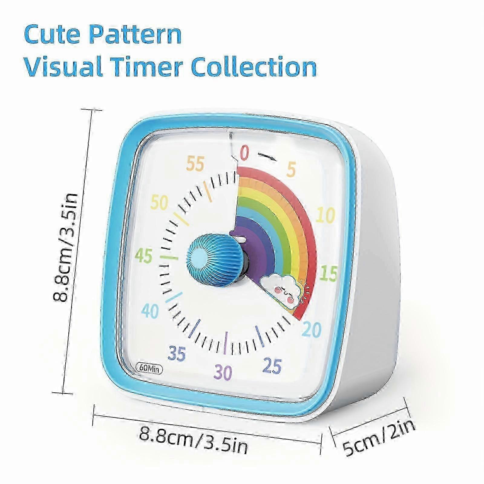 Visual Timer featuring Night Light 60 Minute Countdown Silent Timer For Classroom And Home Use
