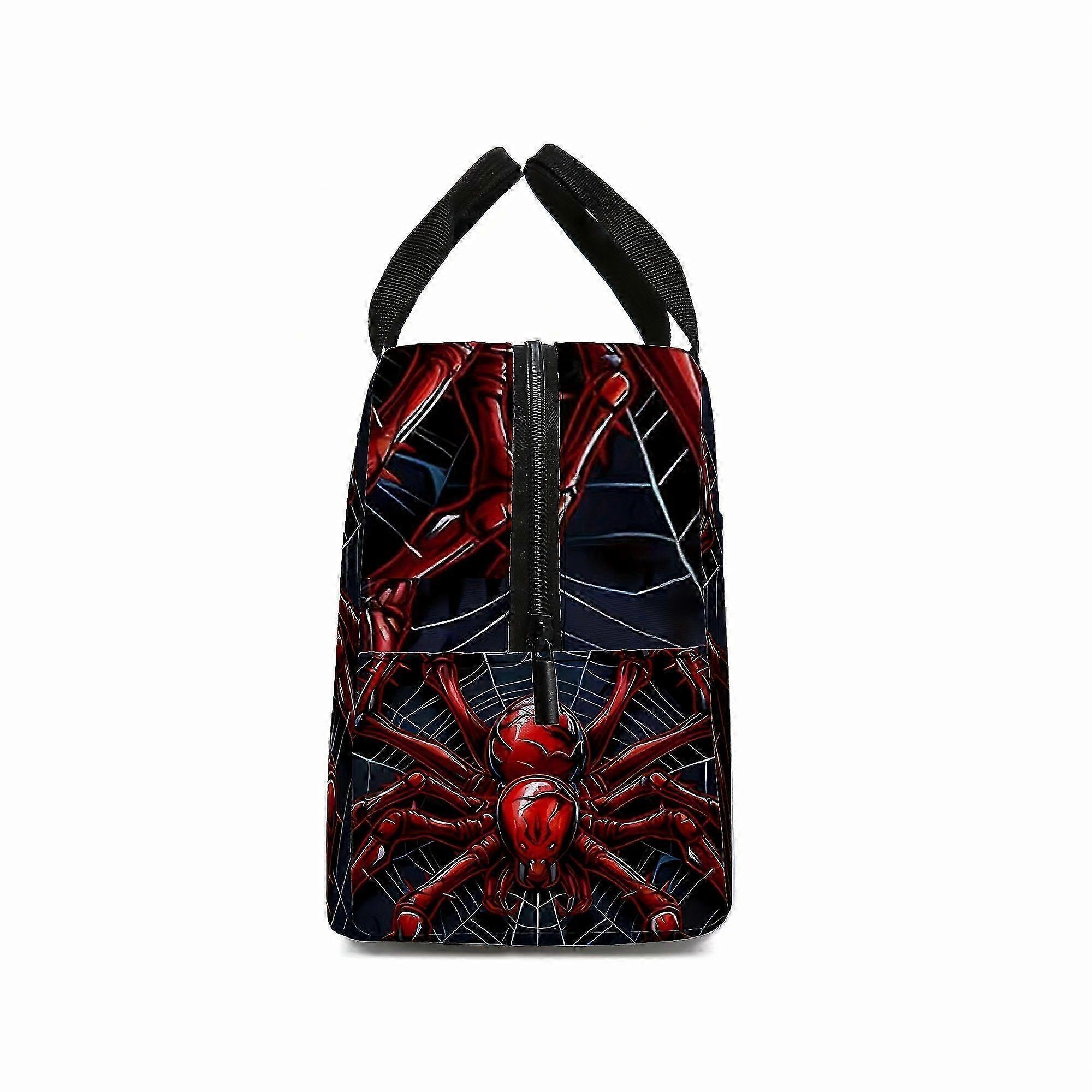 Spider Design Insulated Lunch Tote