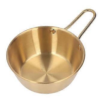 Bowl Stainless Steel Simple Design Anti Scalding Bowl with Handle for Camping Hiking-Good