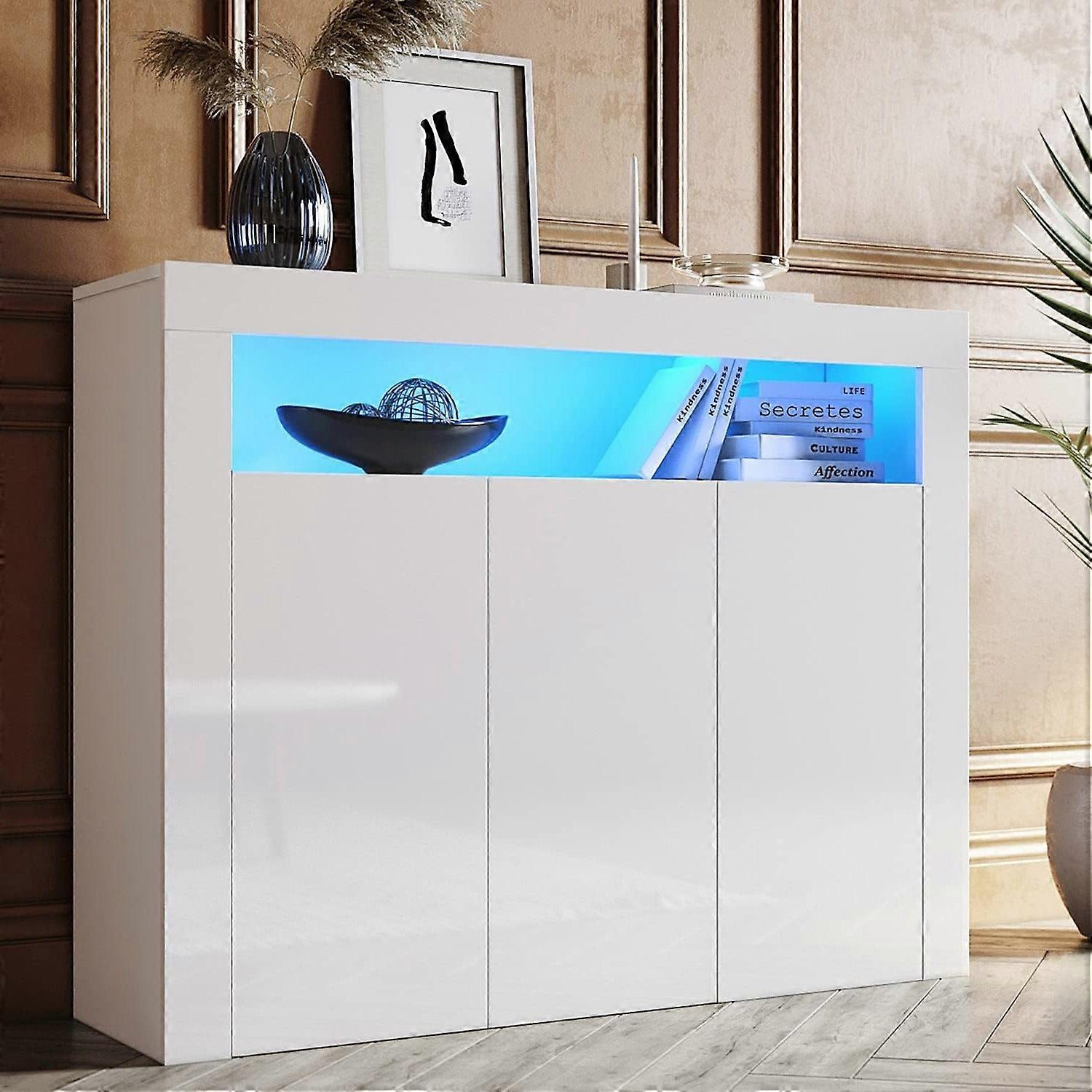 Dressoir Wit - Sideboard - Kast - Commode - Woonkamermeubel