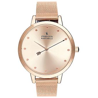 Charlotte Rafaelli Quartz Analog Women Watch with CRB020 Stainless Steel Bracelet