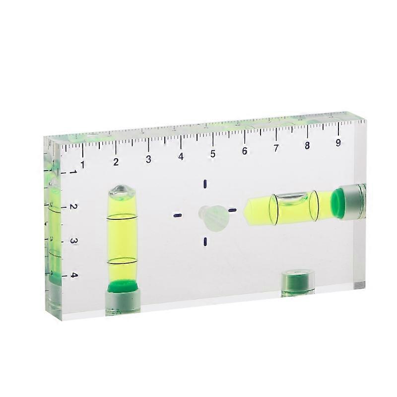 High Precision Transparent Two Direction Magnetic Level Bubble Mini Level