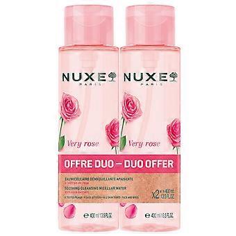Nuxe Very Rose Micellar Water Duo 2 x 400ml 800 ml